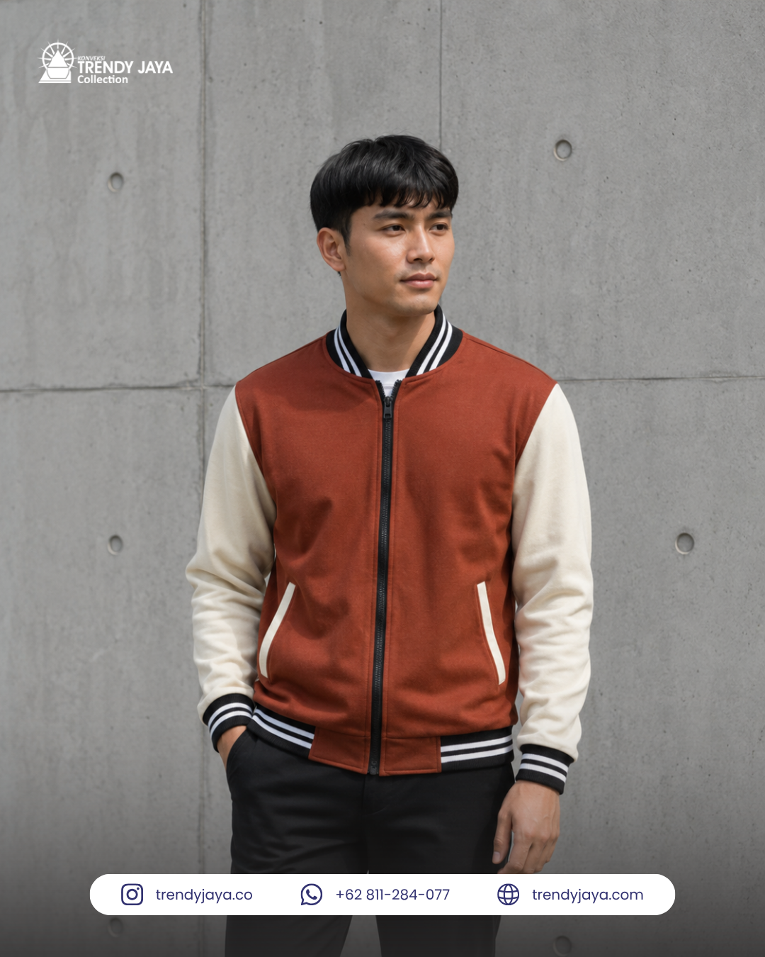 Seragam Jaket Model Varsity
