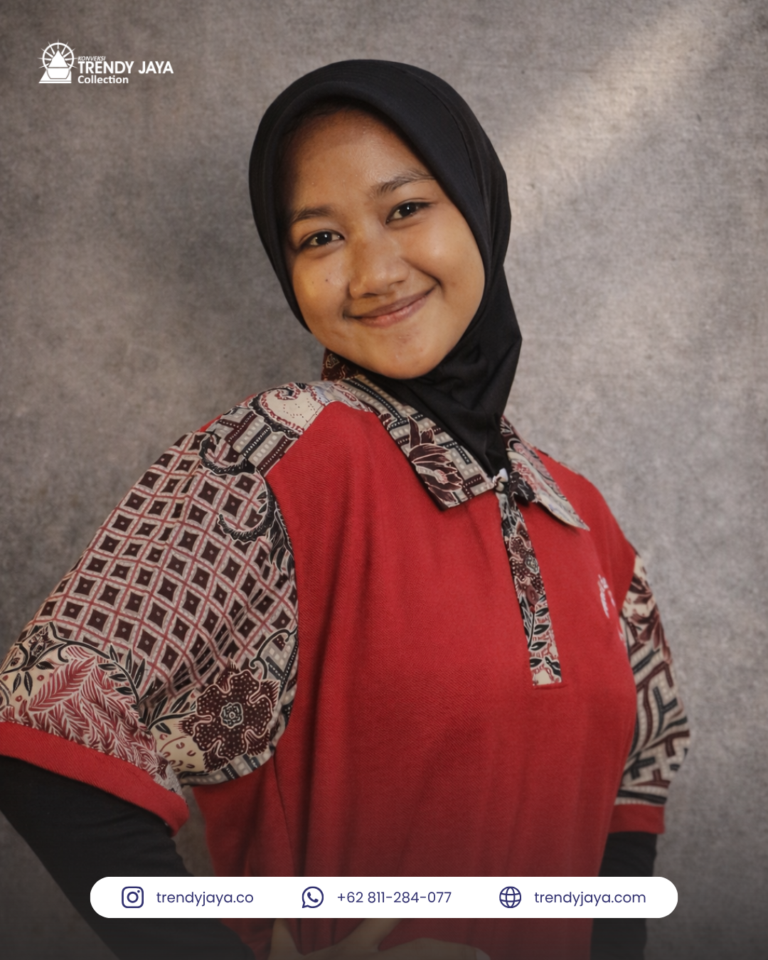 Seragam Kerja Batik Polo